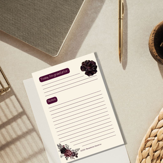 PleaseNotes "Gratitude, But Make It Cute" Notepad