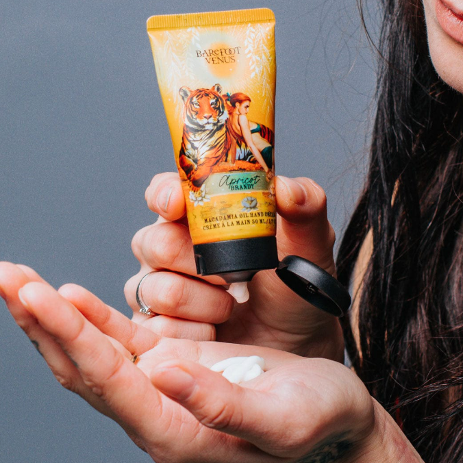 Barefoot Venus Apricot Brandy Collection - Macadamia Oil Hand Cream