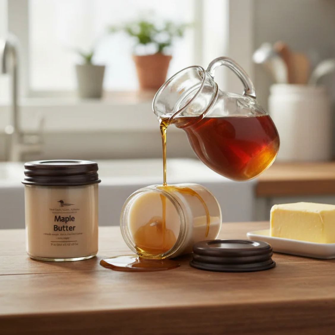 North Country Candle - MAPLE BUTTER Soy Wax Candle with Copper Lid