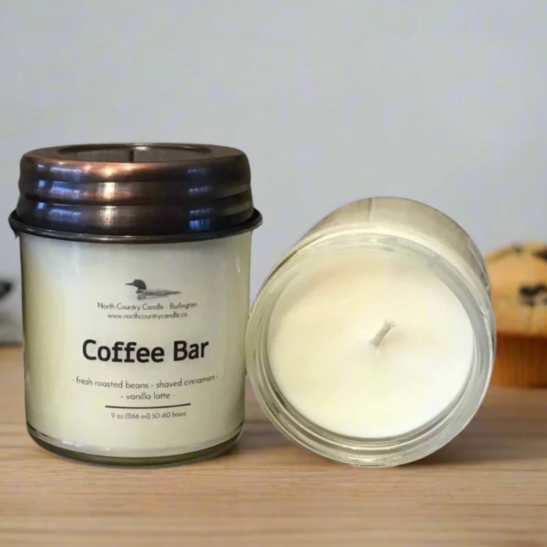North Country Candle - COFFEE BAR Soy Wax Candle with Copper Lid