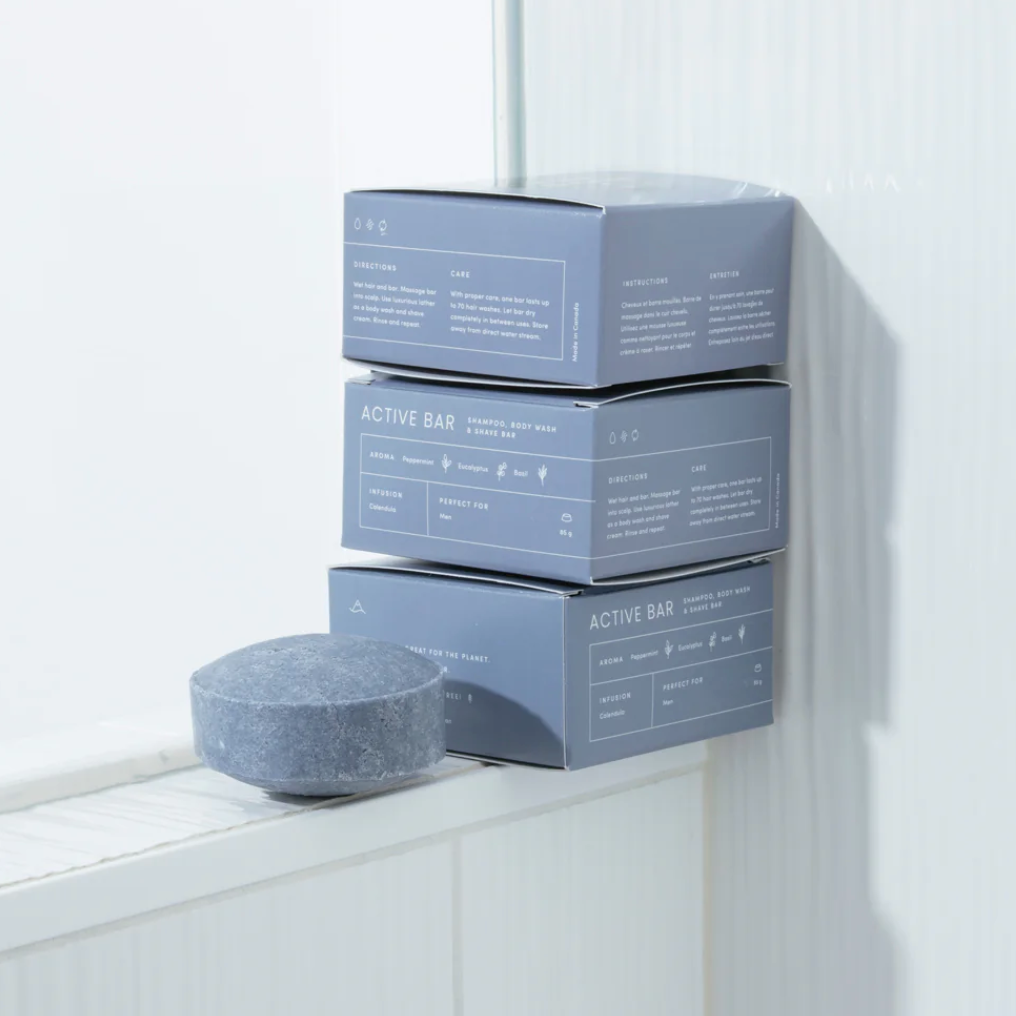 The High-End Hippie ACTIVE 3-in-1 Shampoo Bar
