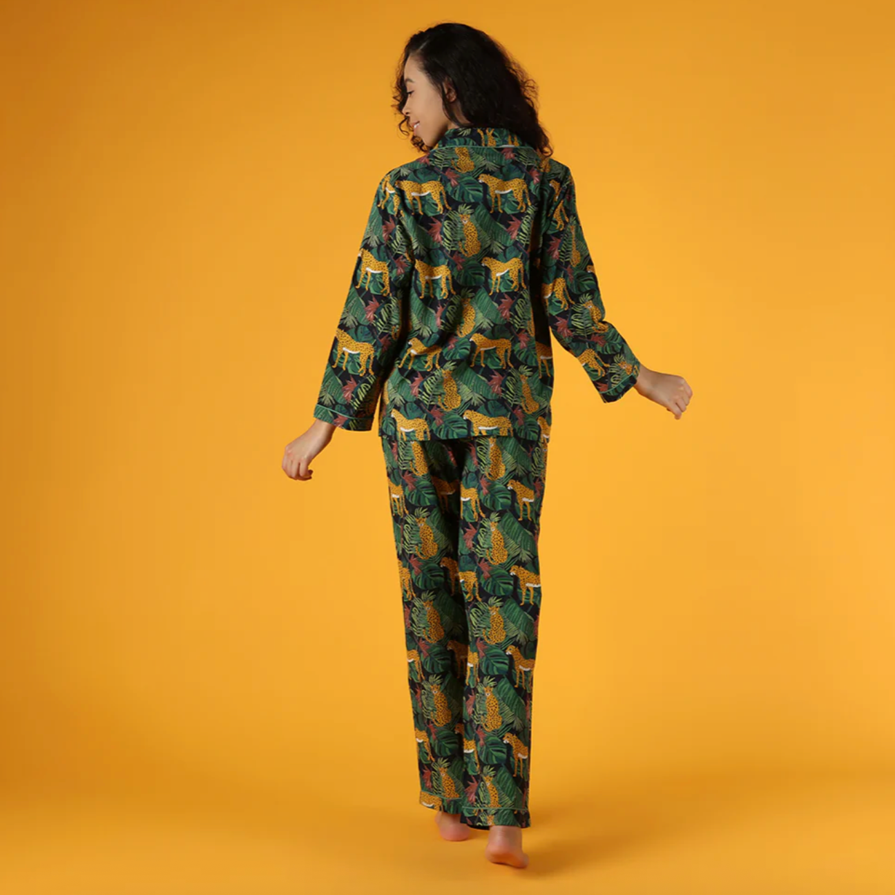 Mahogany CHEETAH Pyjama Set