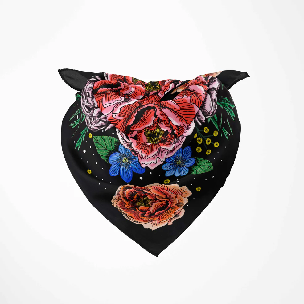 Emma Phelan Design 100% Silk Scarf - Light From Darkness