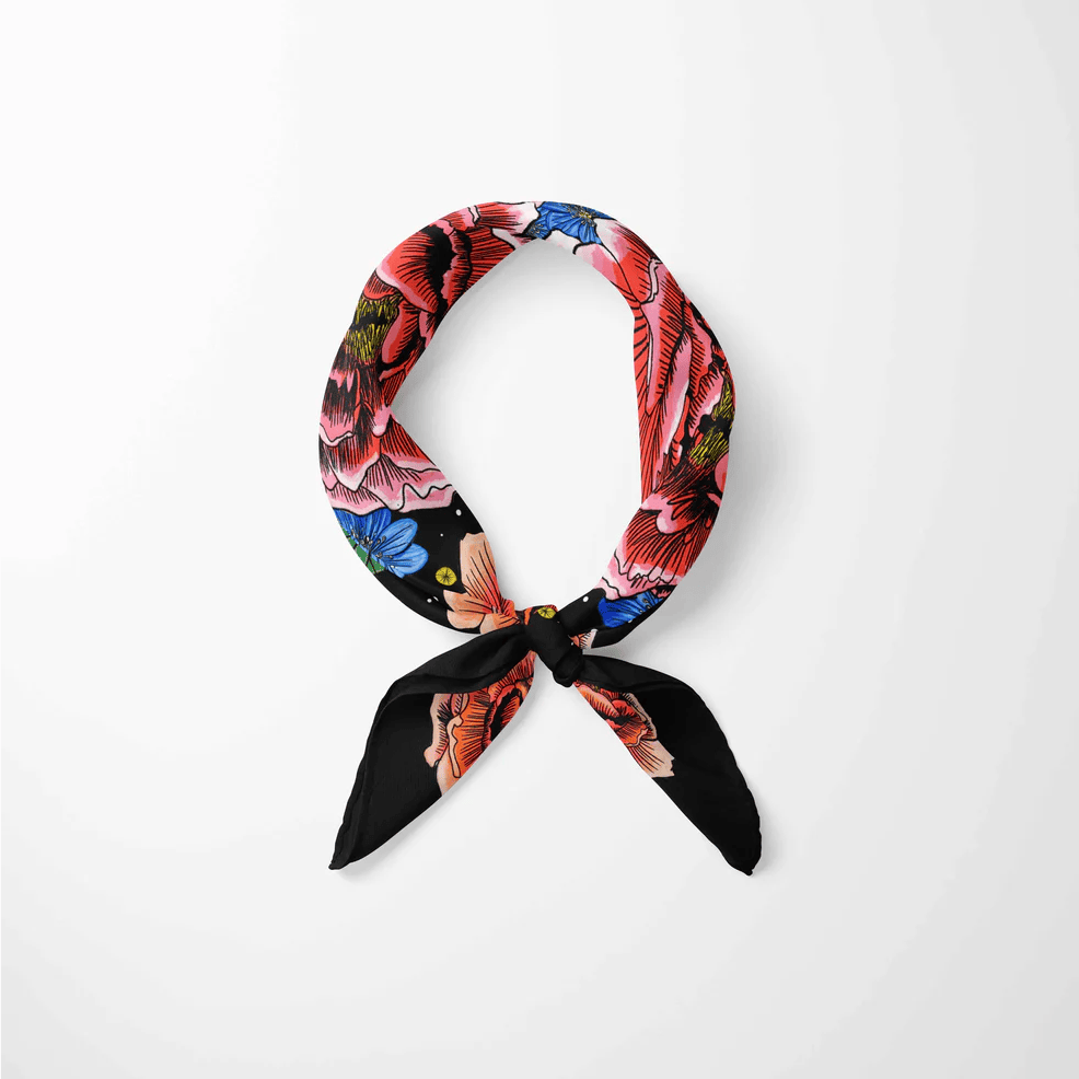 Emma Phelan Design 100% Silk Scarf - Light From Darkness