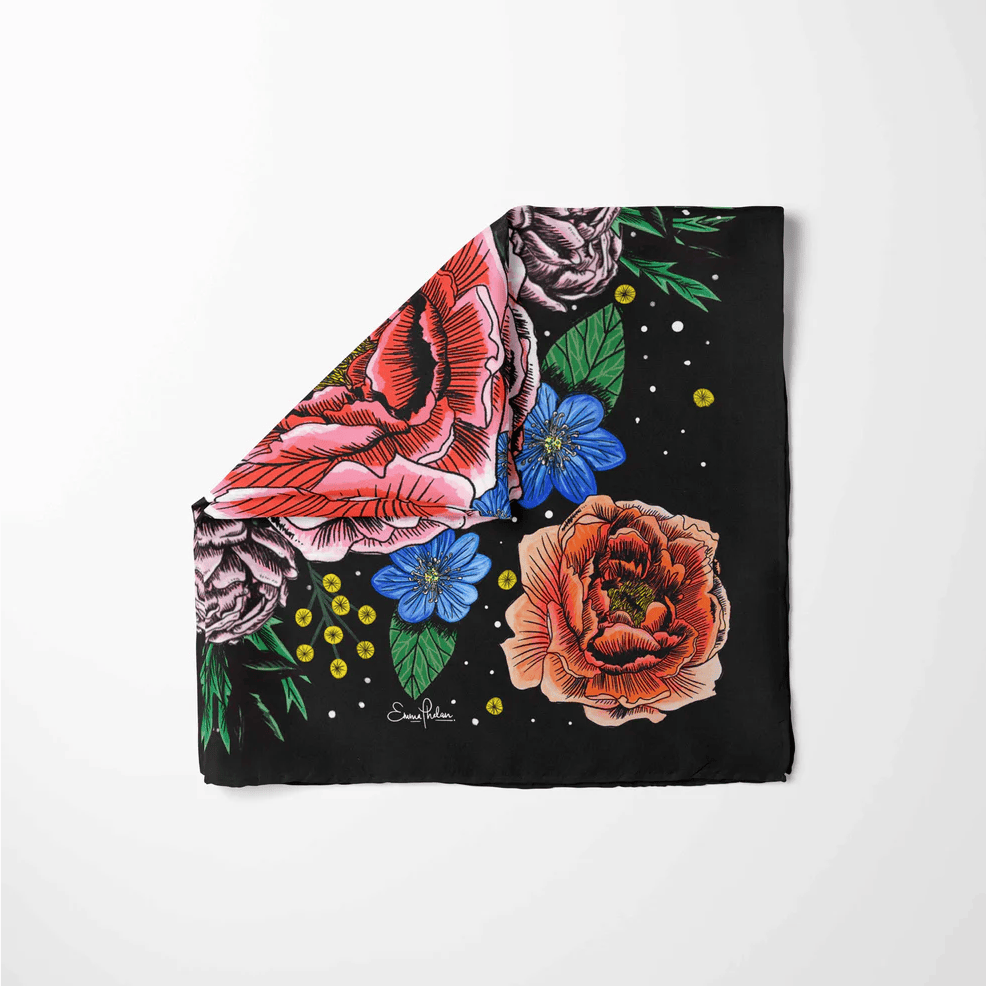 Emma Phelan Design 100% Silk Scarf - Light From Darkness