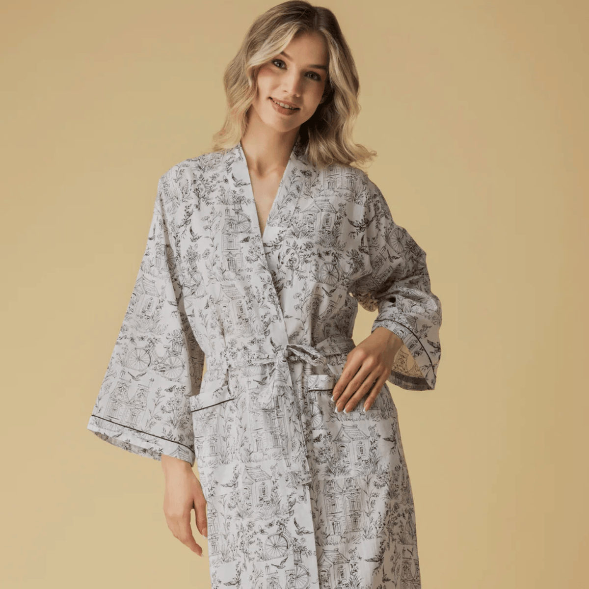 Tuffes Robe Mahogany TOILE Robe