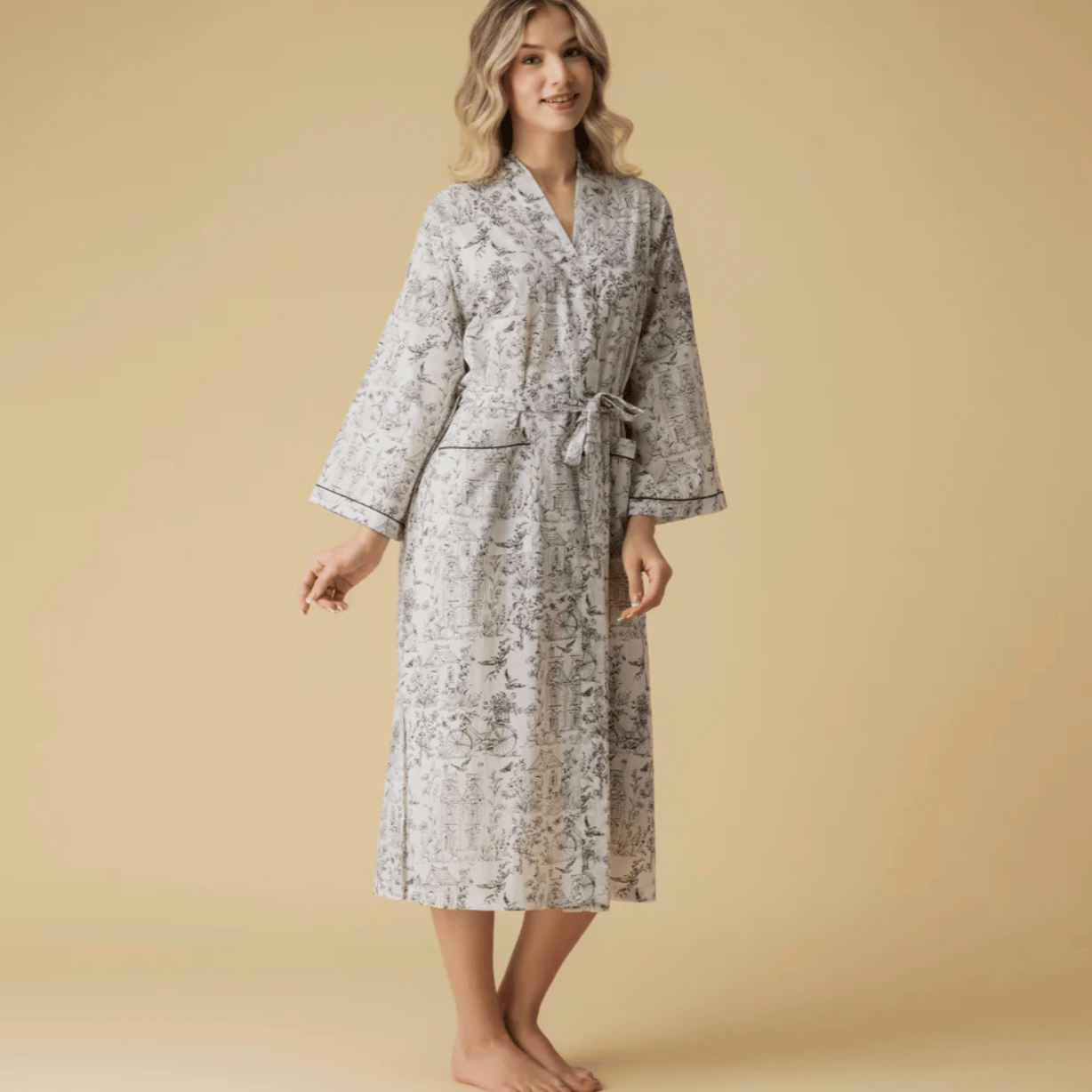 Mahogany TOILE Robe