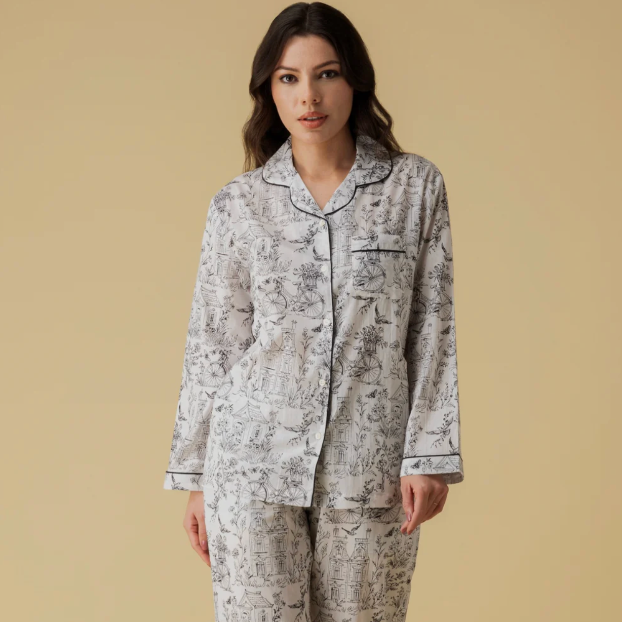 Mahogany TOILE Pyjama Set