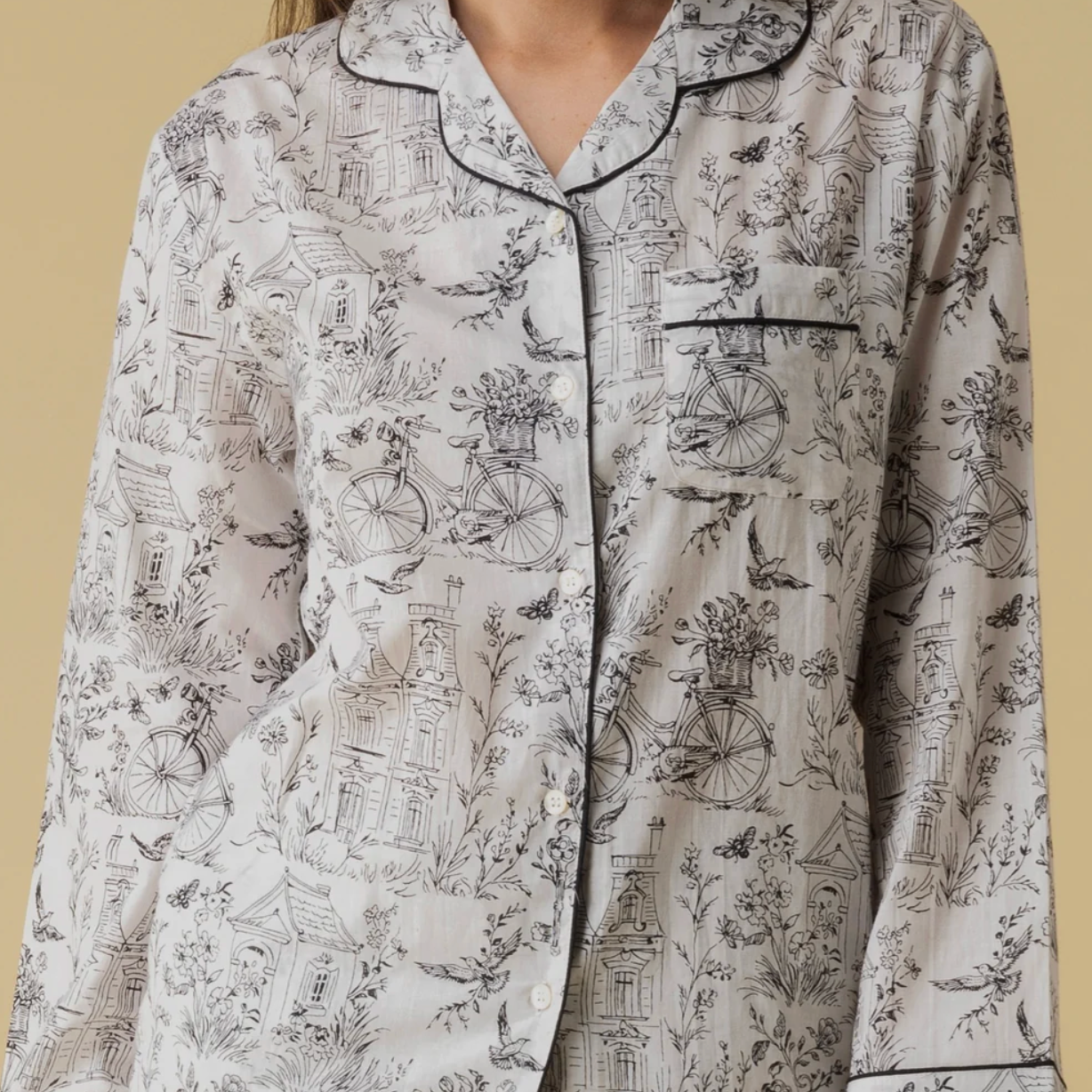 Mahogany TOILE Pyjama Set