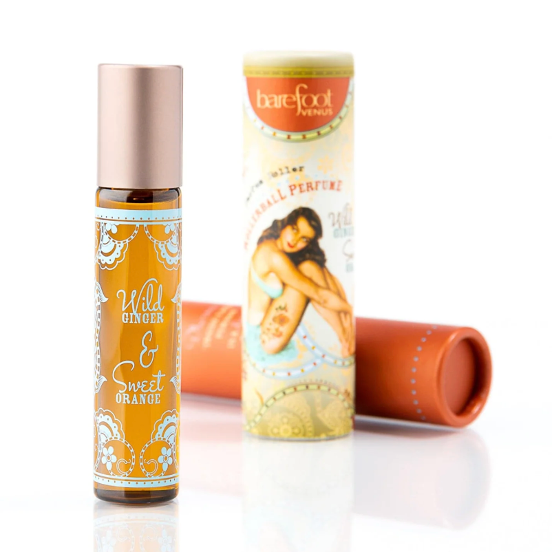 Barefoot Venus WILD GINGER & SWEET ORANGE Collection - Roll On Perfume Oil