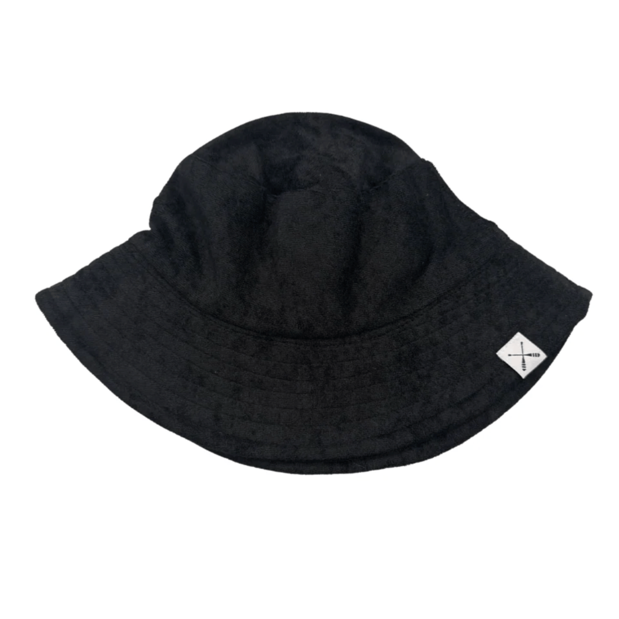 Canoe & Lake French Terry Cotton Wide Brim Bucket Hat