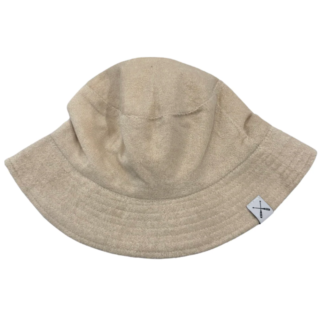 Canoe & Lake French Terry Cotton Wide Brim Bucket Hat