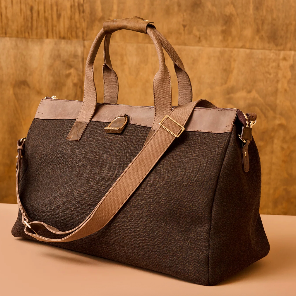 Oakbark & Chrome TWEED Weekender Bag (Limited Edition)