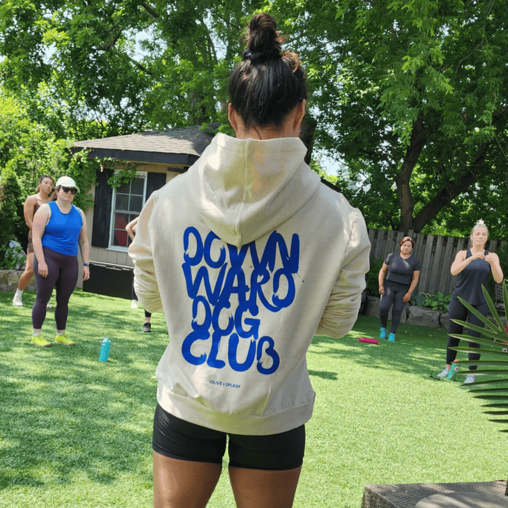 Olive + Splash Sunday Club Collection - DOWNWARD DOG CLUB Bamboo Hoodie