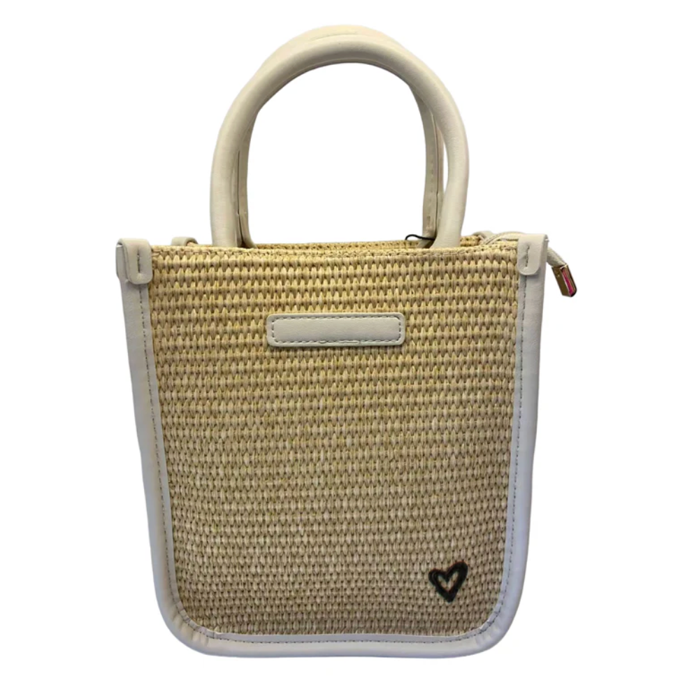 preneLOVE KELSO Raffia Crossbody