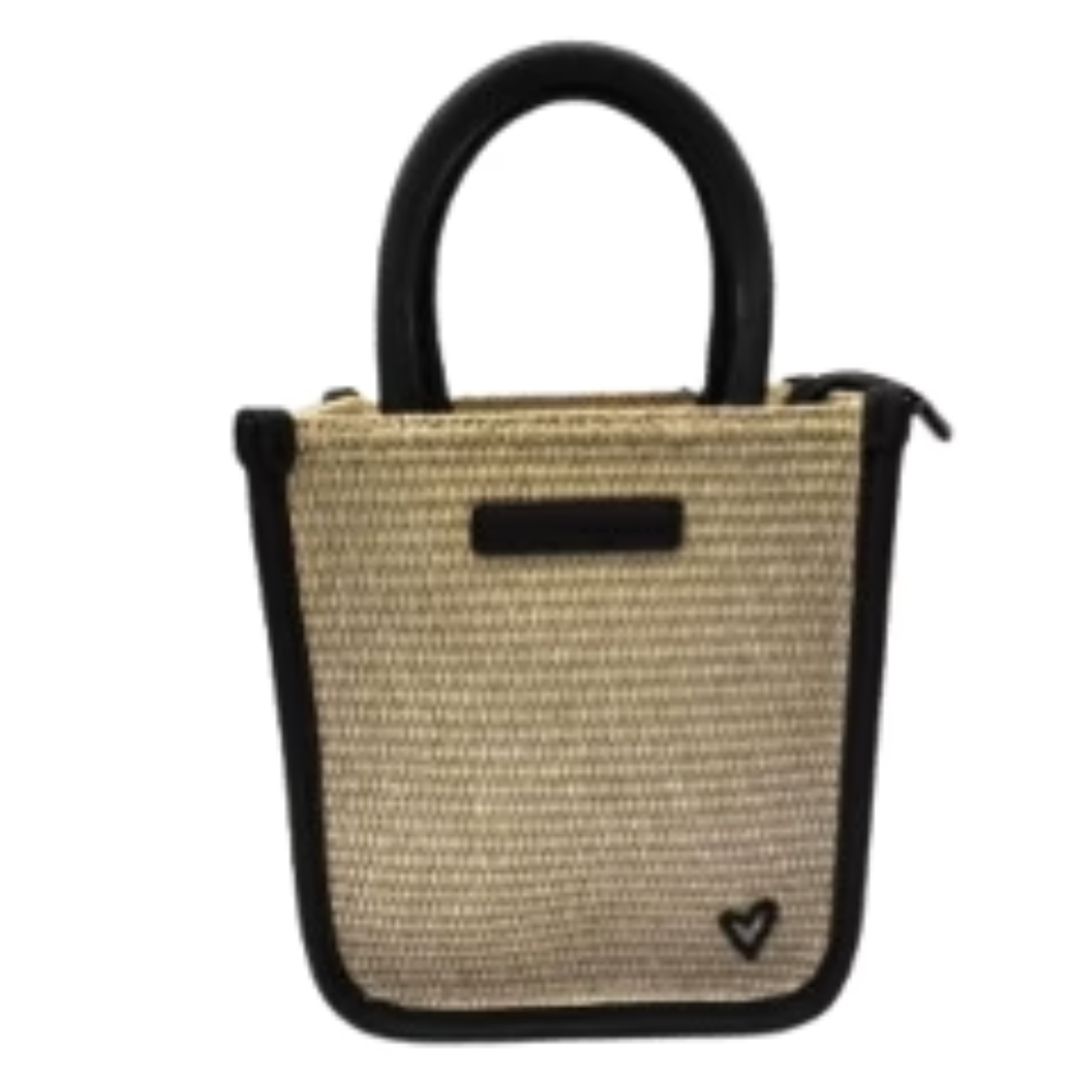 preneLOVE KELSO Raffia Crossbody
