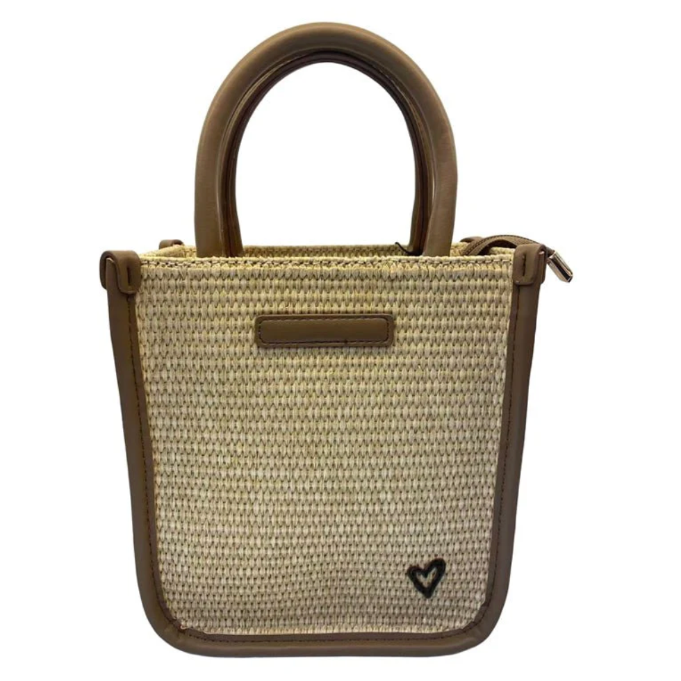 preneLOVE KELSO Raffia Crossbody