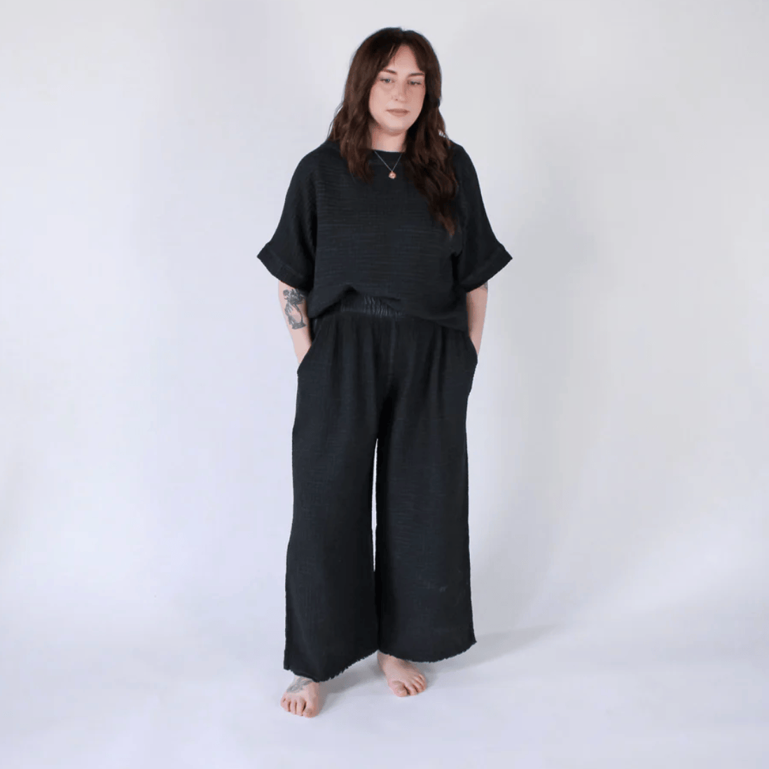 Pokoloko - Turkish Cotton Crinkle Boat Top