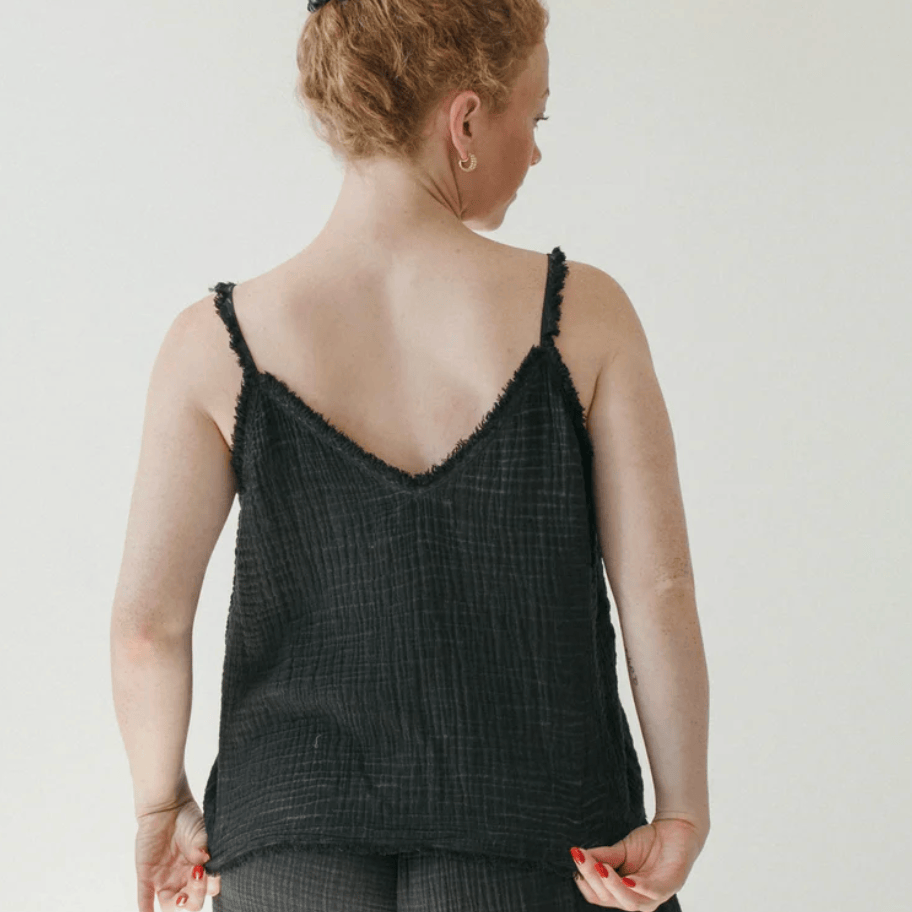 Pokoloko - Turkish Cotton Crinkle Strappy Top