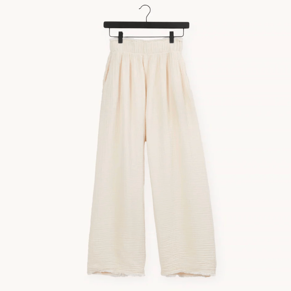 Pokoloko - Turkish Cotton Crinkle Palazzo Pants