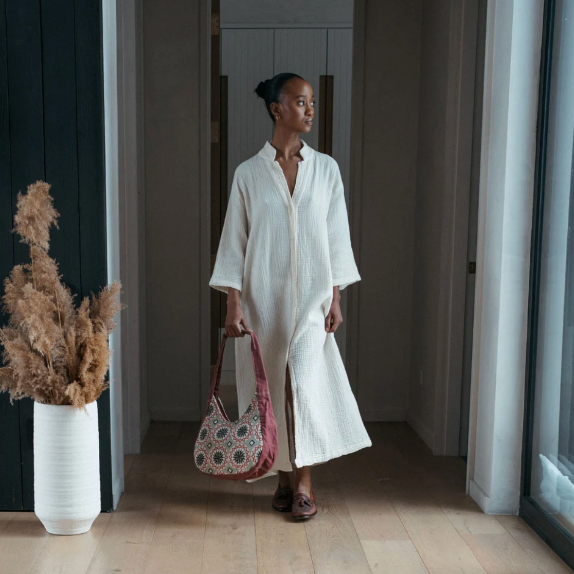Pokoloko - Turkish Cotton Crinkle Shirt Dress