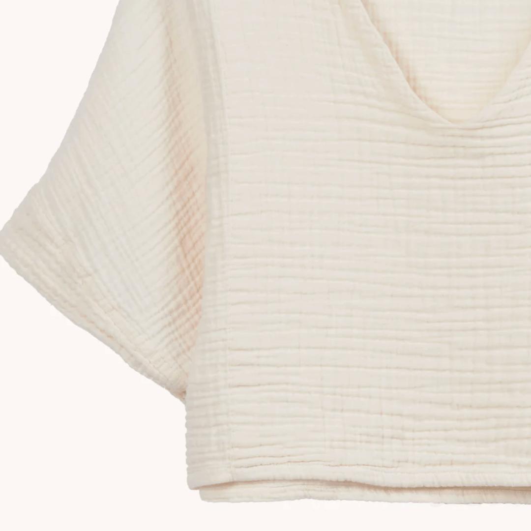 Pokoloko - Turkish Cotton Crinkle Crop Top