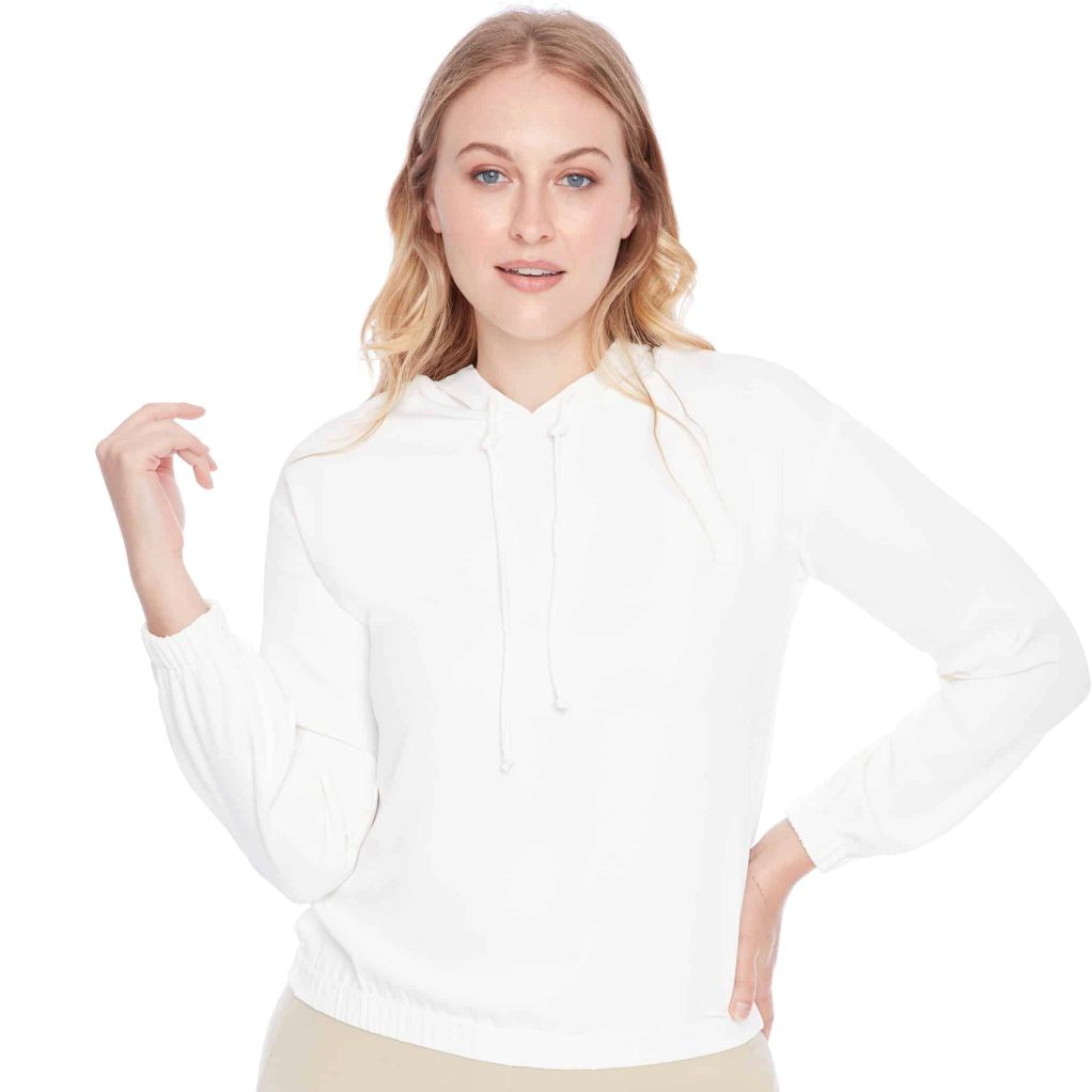 ILTM Sarah Vegan Silk Hoodie - CREAM