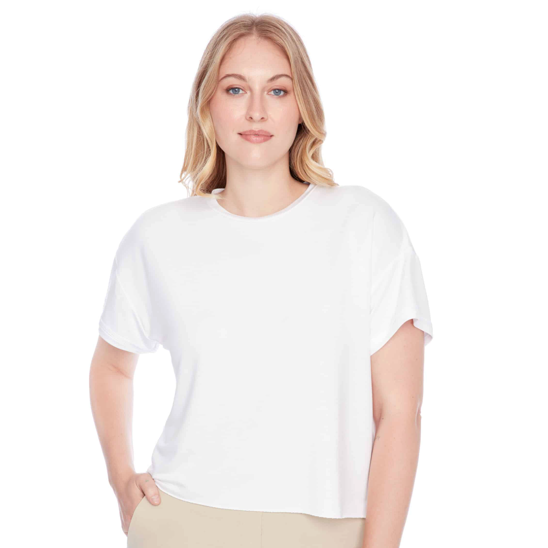 ILTM Kali Provence Short-Sleeve Top - WHITE
