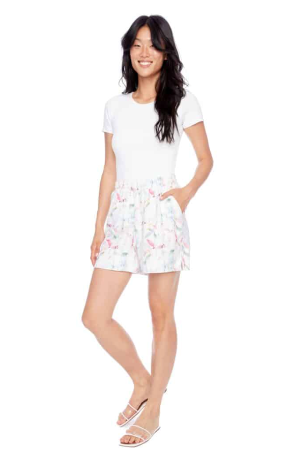 ILTM Rose Satin Lounge Shorts - IRIS
