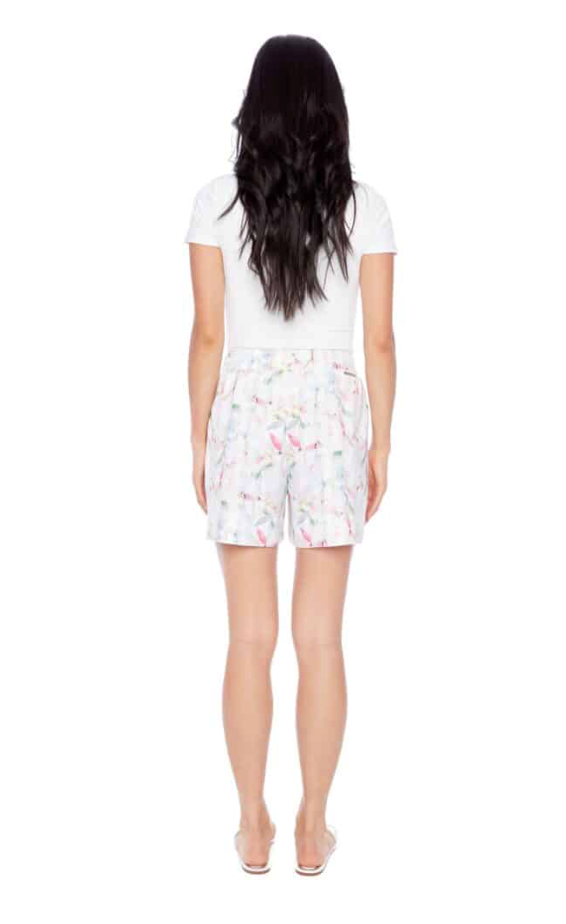 ILTM Rose Satin Lounge Shorts - IRIS