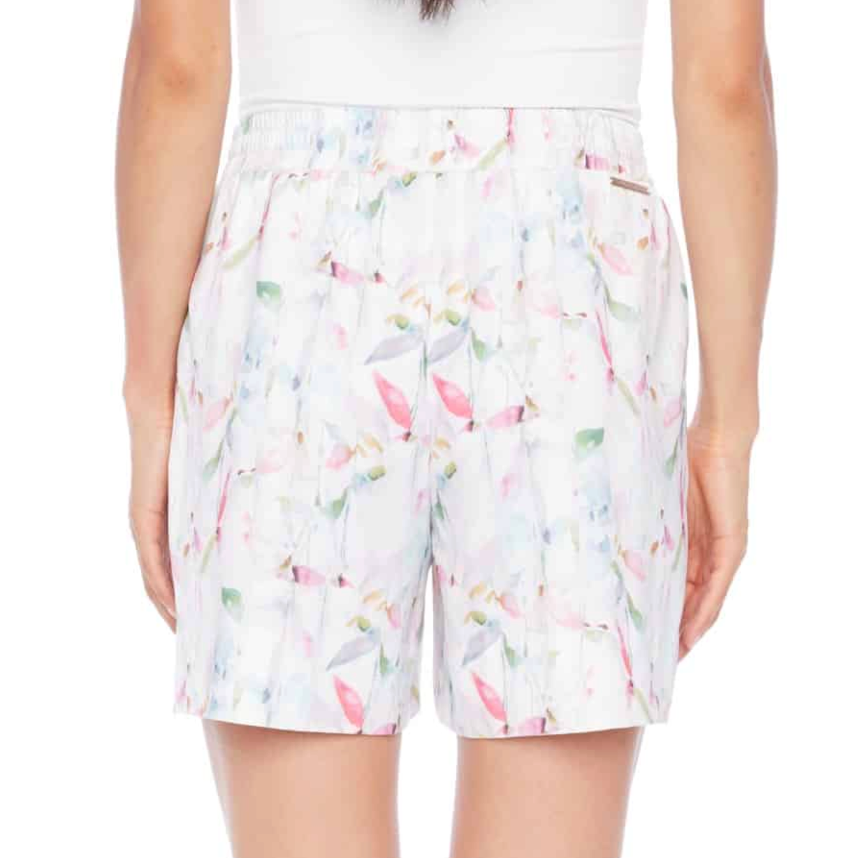 ILTM Rose Satin Lounge Shorts - IRIS