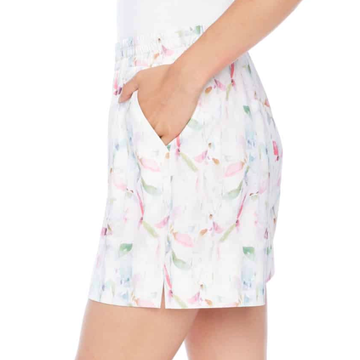 ILTM Rose Satin Lounge Shorts - IRIS