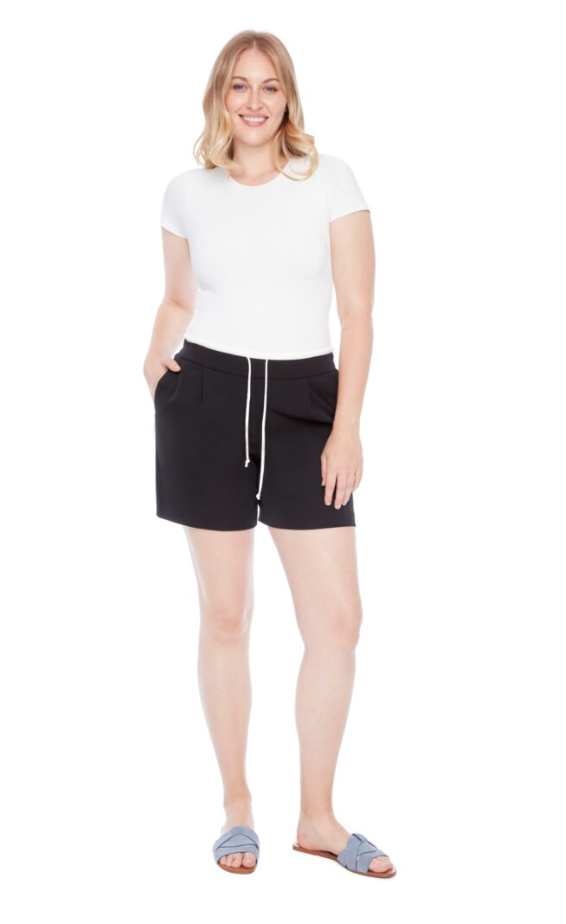ILTM Vegan Silk Shorts - BLACK