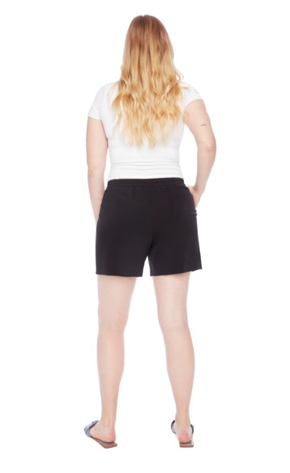 ILTM Vegan Silk Shorts - BLACK