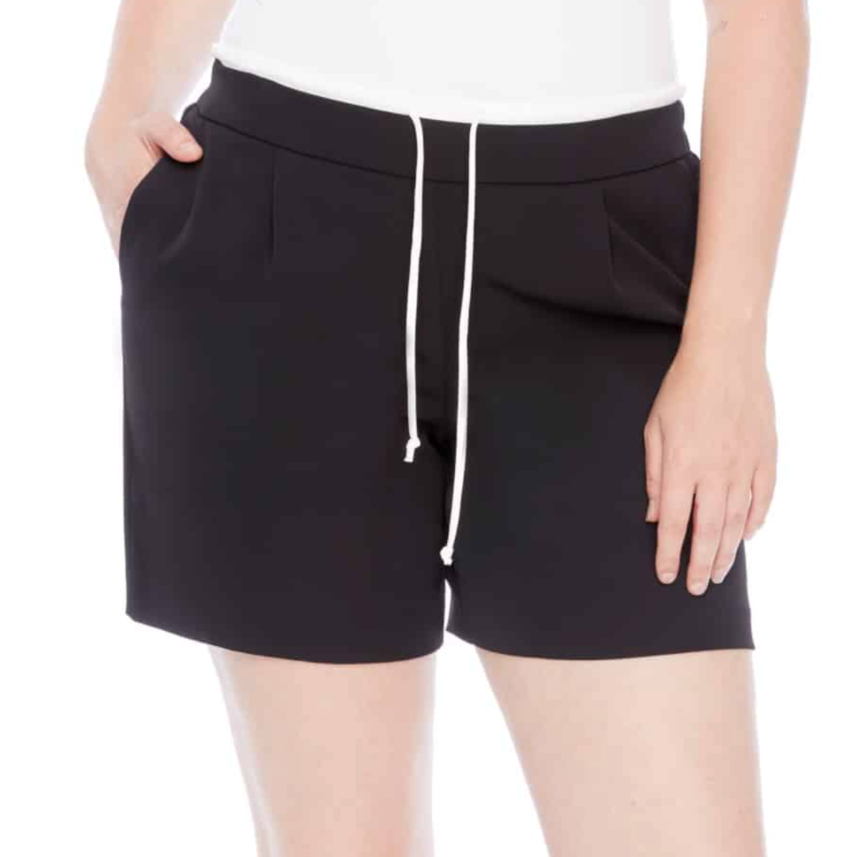 ILTM Vegan Silk Shorts - BLACK