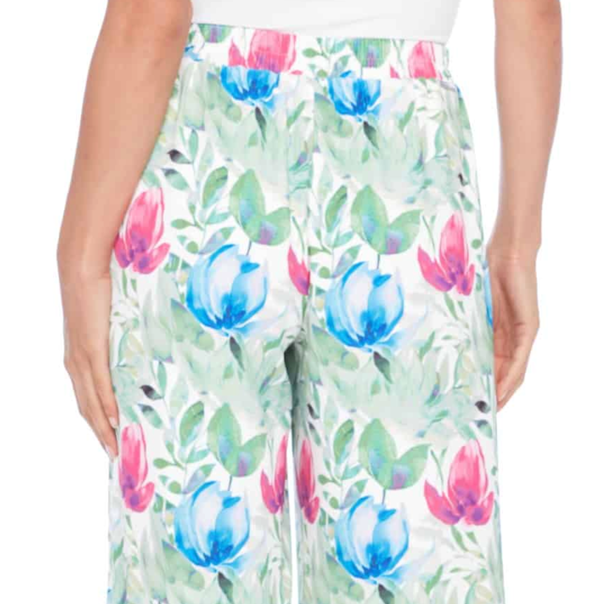 ILTM Vegan Silk Wide Leg Pants - CAMELLIA