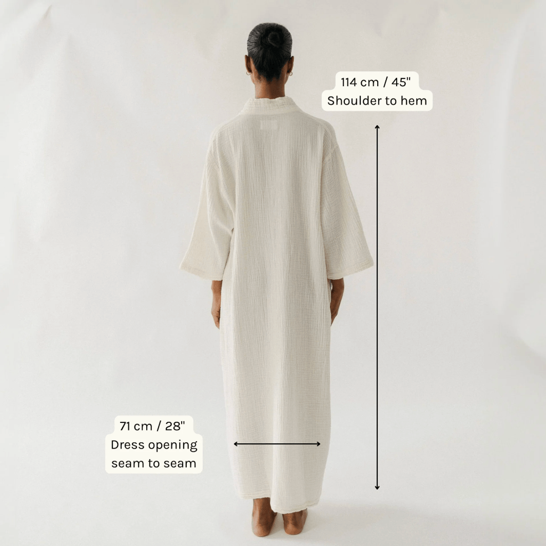 Pokoloko - Turkish Cotton PLUS Crinkle Shirt Dress
