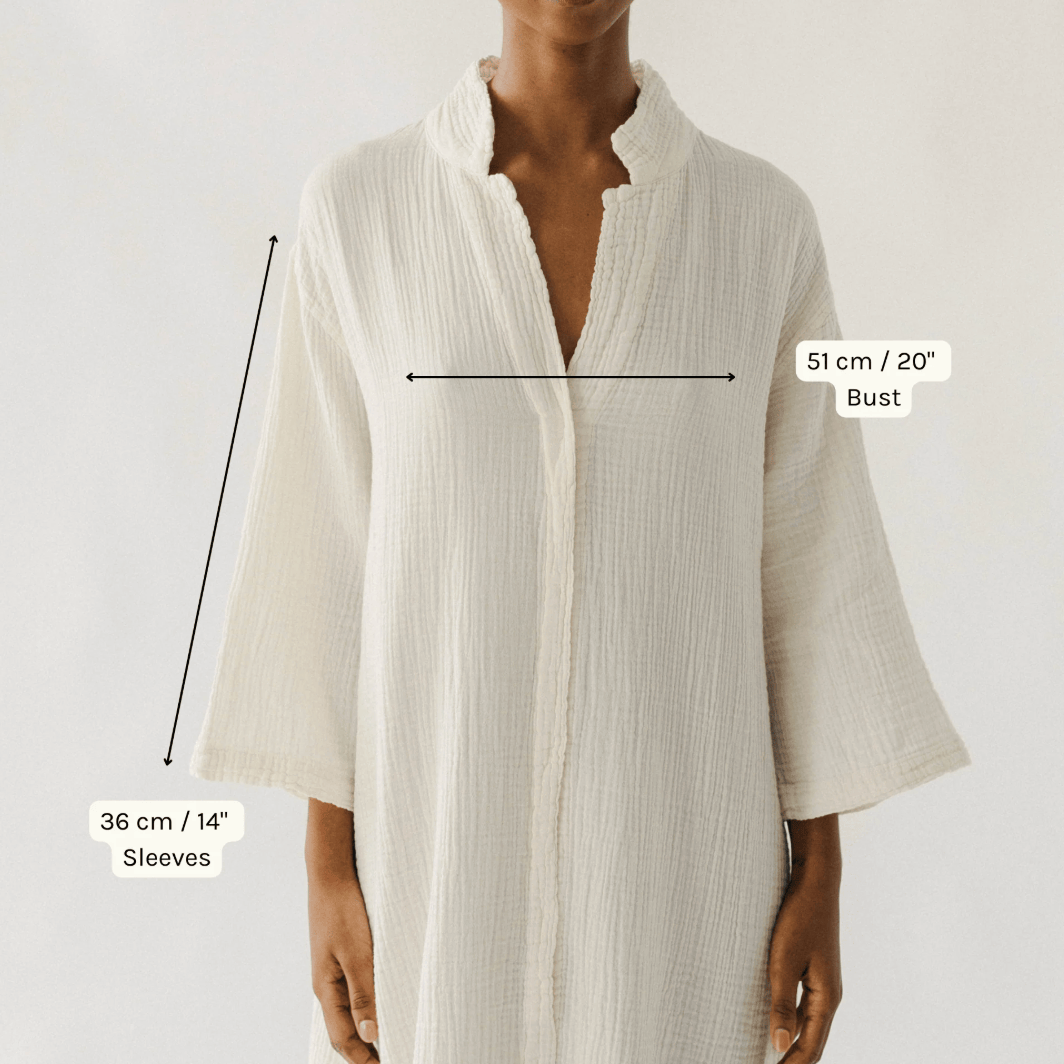 Pokoloko - Turkish Cotton PLUS Crinkle Shirt Dress