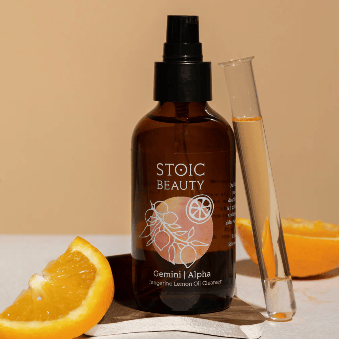 Stoic Beauty - GEMINI ALPHA Tangerine Lemon Oil Cleanser