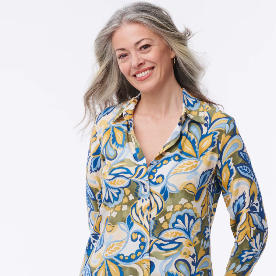 Helene Clarkson Design AMALFI Printed Bluse