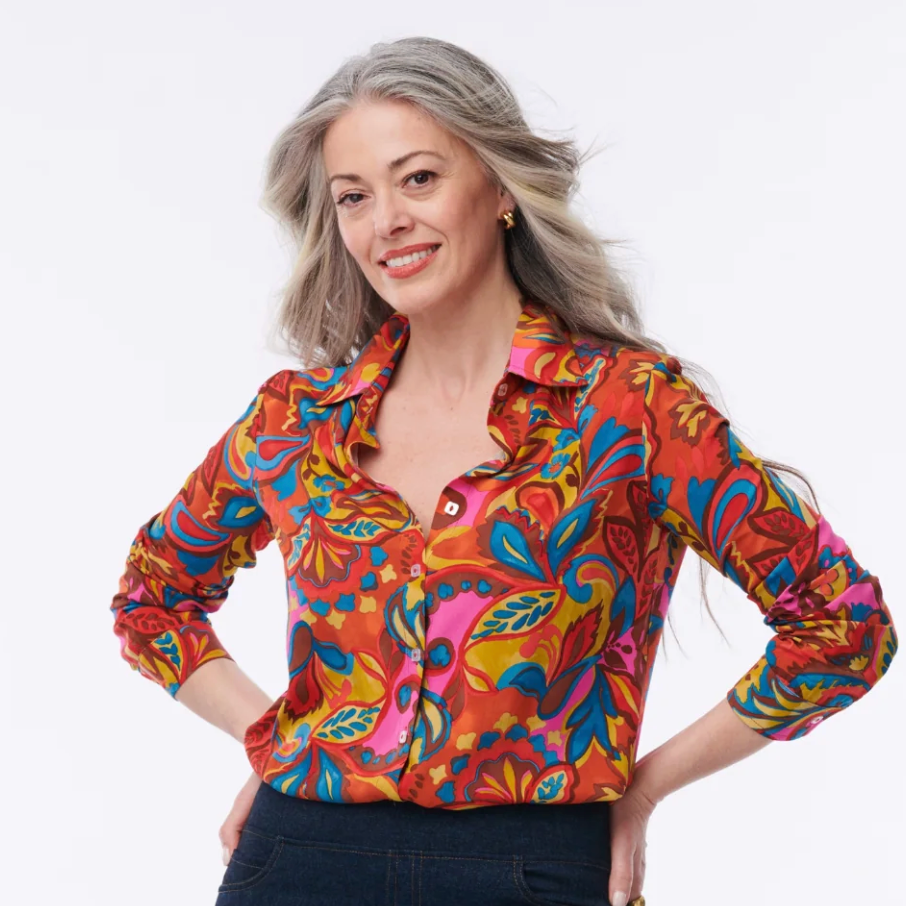 Helene Clarkson Design AMALFI Printed Bluse