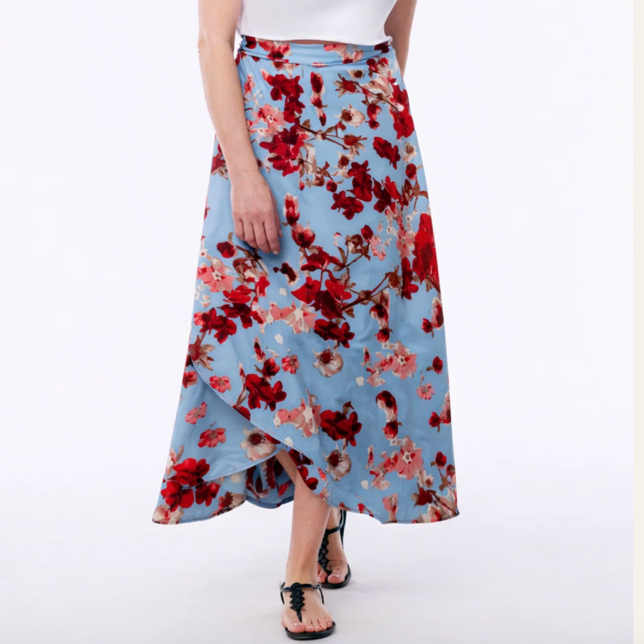 Helene Clarkson Design SALIMA 3-in-1 Convertible Wrap Skirt