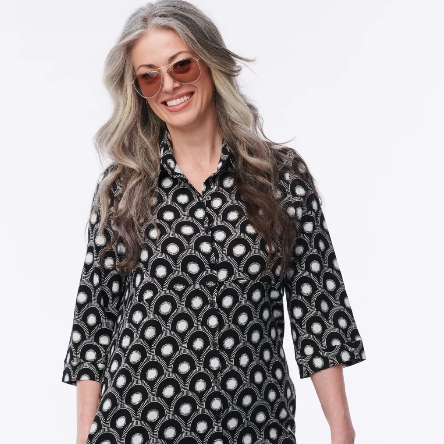 Helene Clarkson Design MADELEINE Button-Down Dress