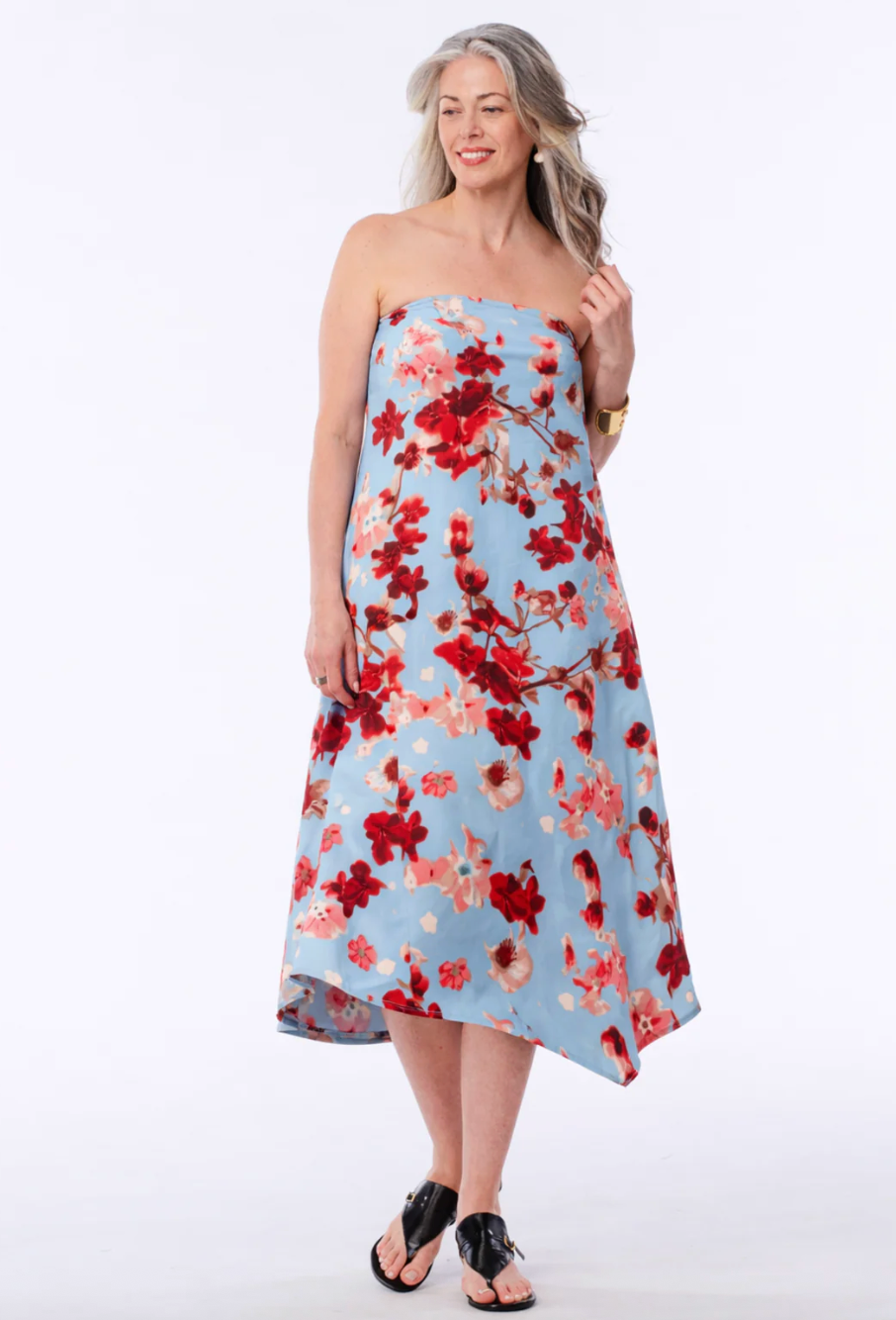 Helene Clarkson Design SALIMA 3-in-1 Convertible Wrinkle-Free Wrap Skirt