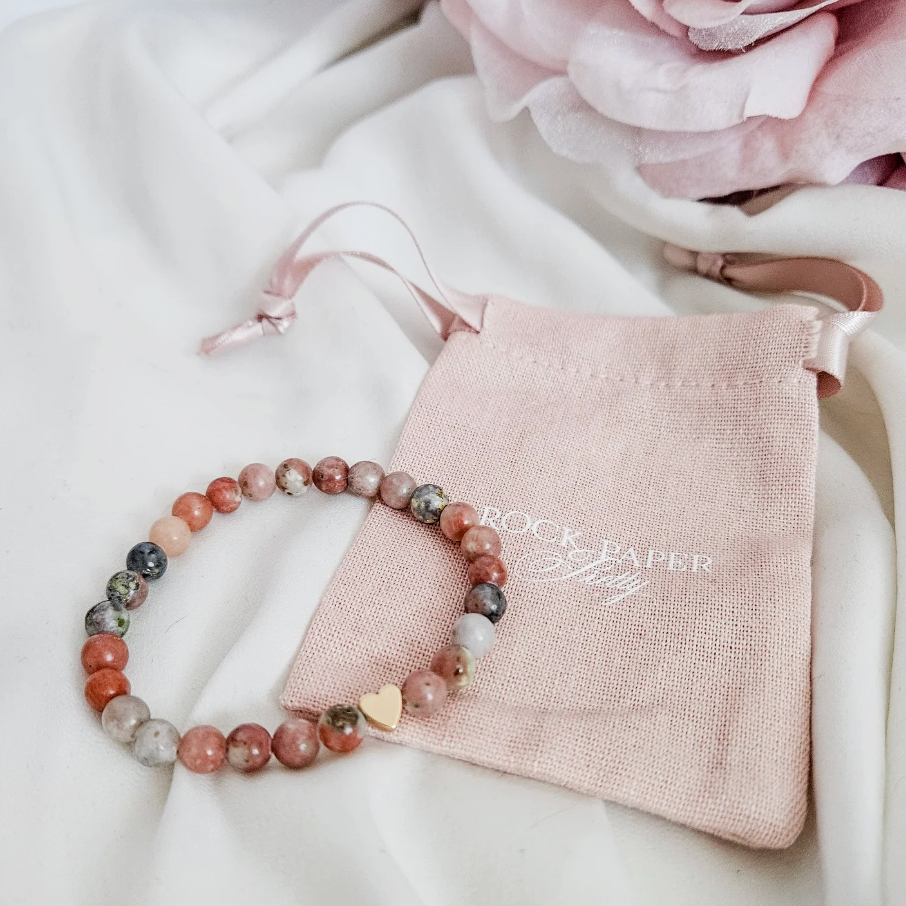 Rock Paper Pretty - Cora Mini Heart Stacking Bracelet