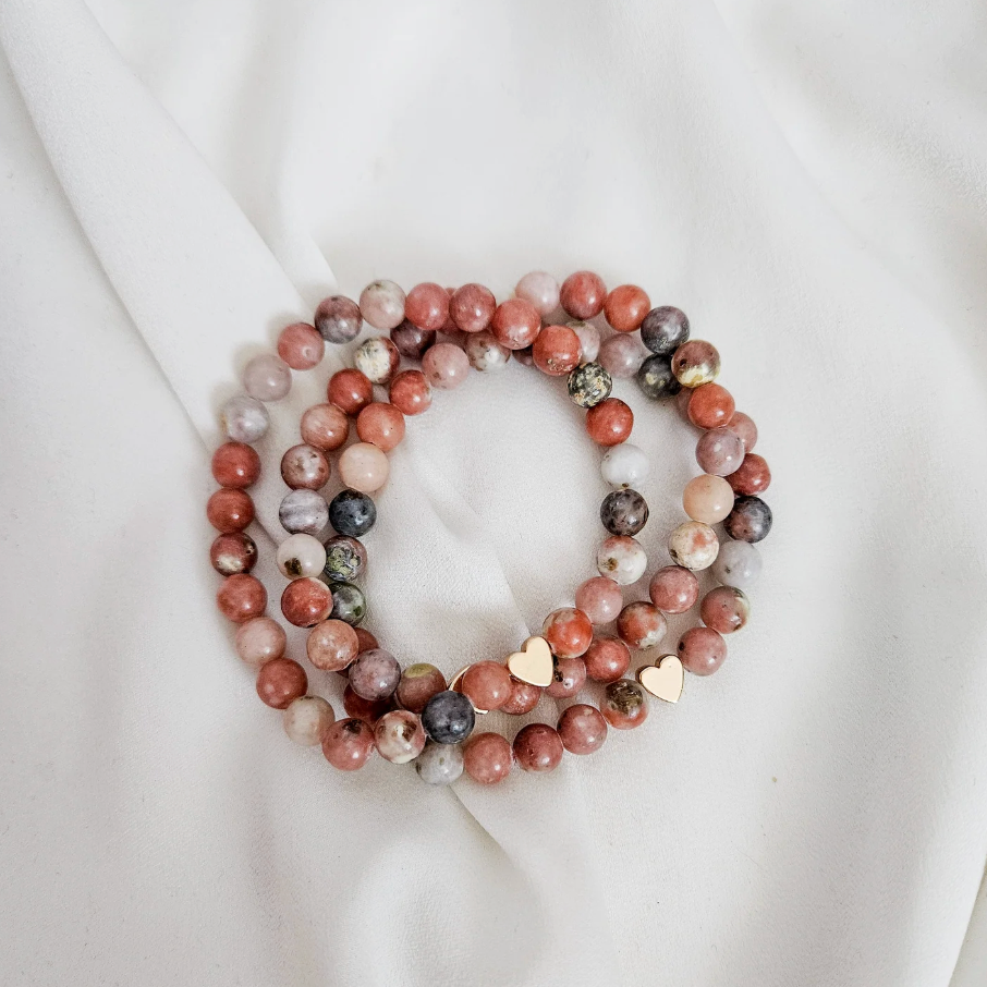 Rock Paper Pretty - Cora Mini Heart Stacking Bracelet