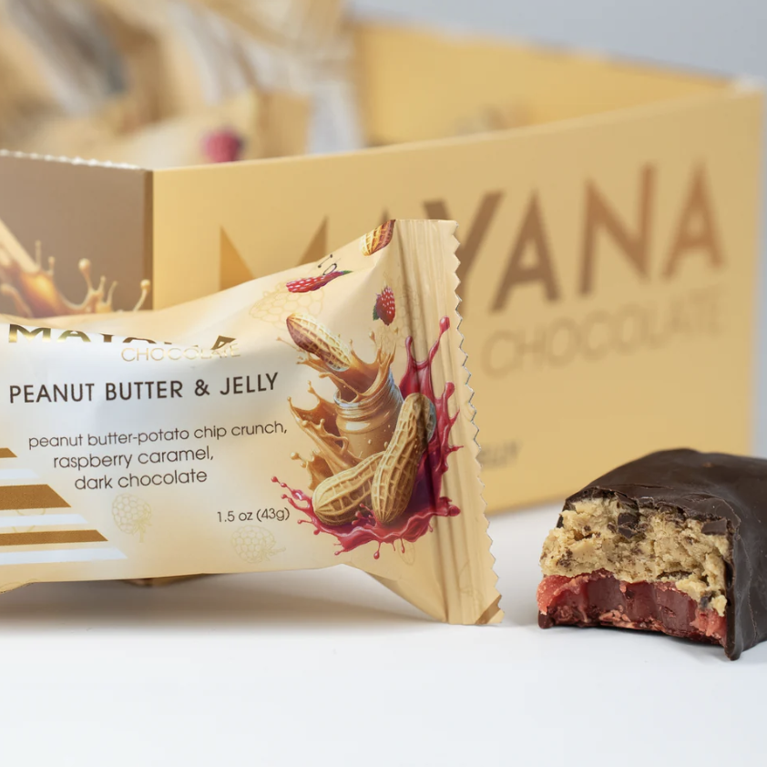 Mayana Mini Chocolate Bar - Peanut Butter & Jelly