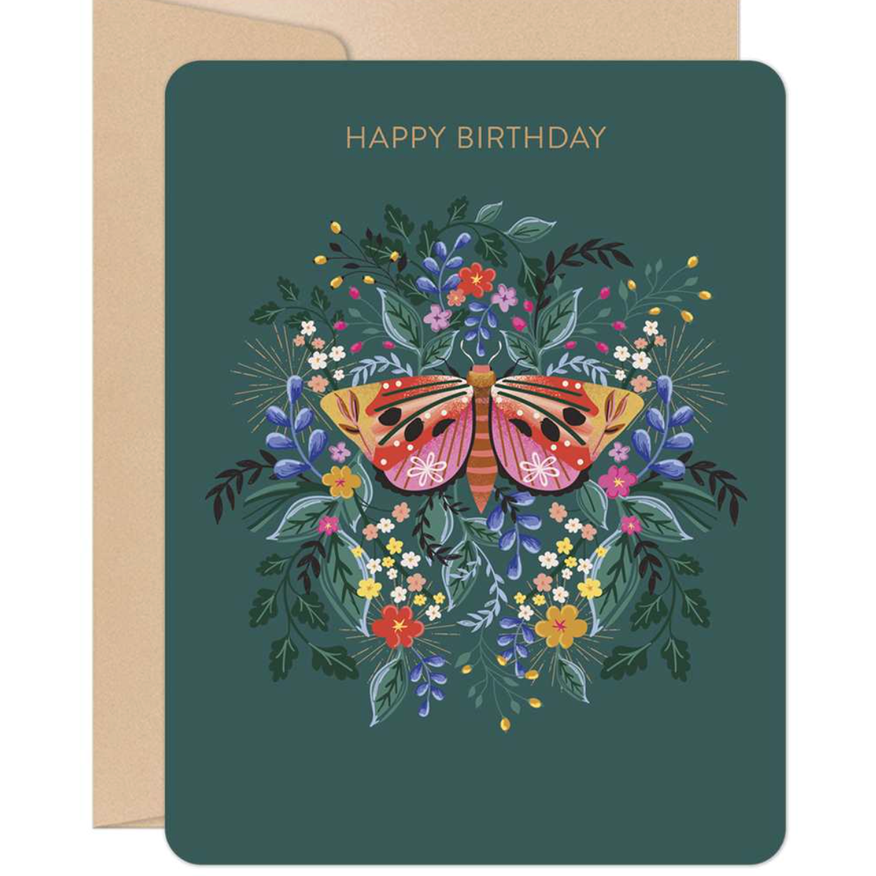 Willow & Ivy Press SECRET GARDEN BIRTHDAY Card