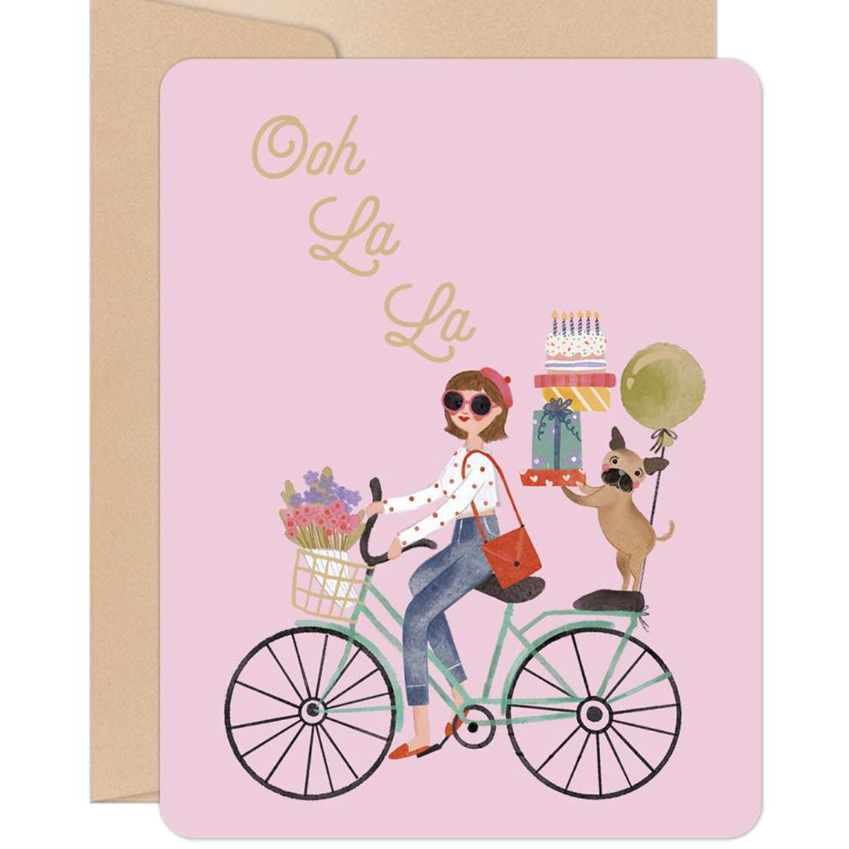 Willow & Ivy Press OOH LA LA BIRTHDAY Card