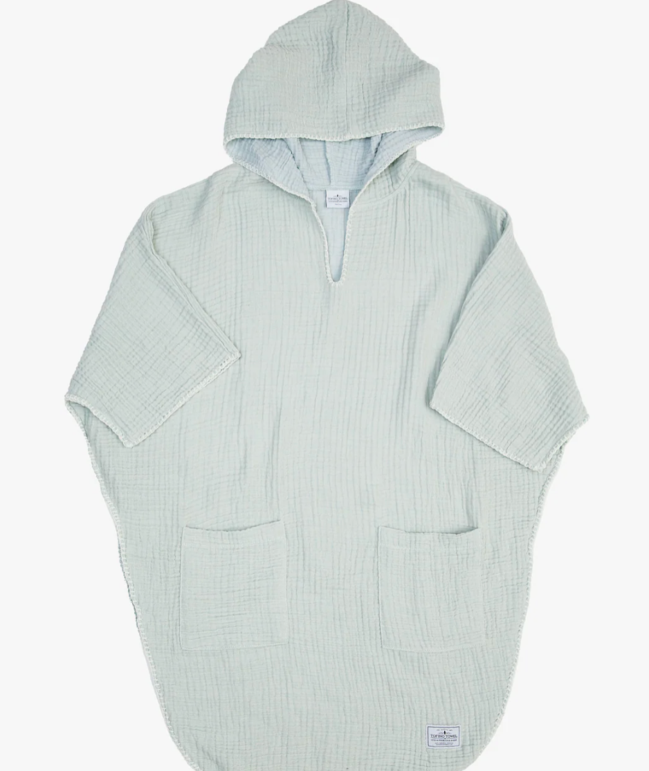 Tofino Towel Co. COCOON SAGE Muslin Surf Poncho